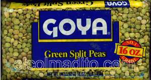 Dulces Tipicos Split Peas Goya Puerto Rico